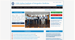Desktop Screenshot of iiim.res.in
